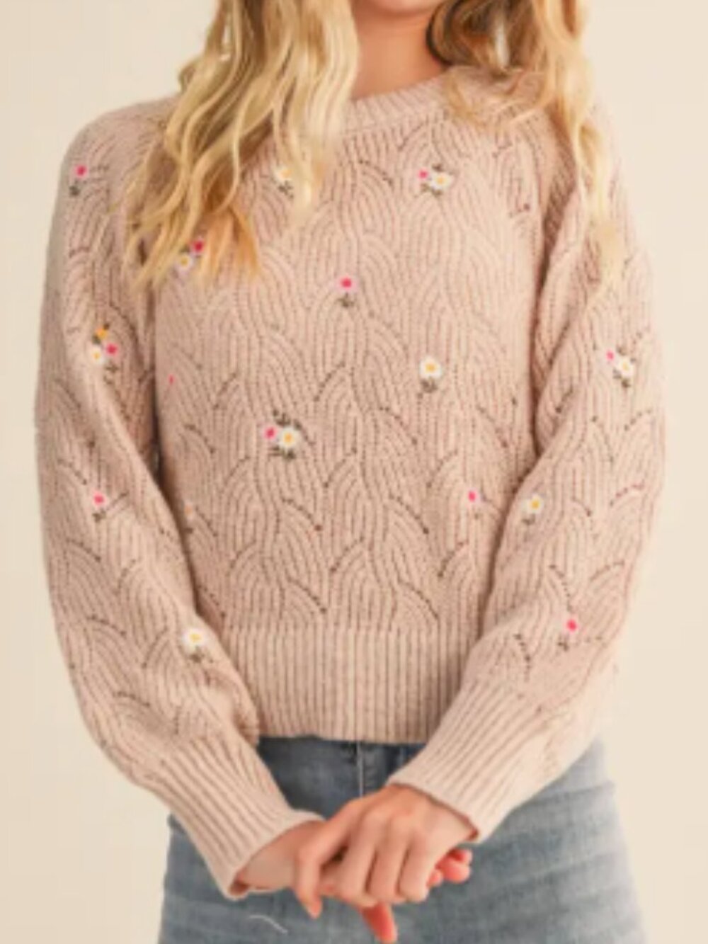 Tween Girls Raglan Spring Sweater